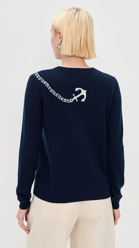 Jumper 1234 Cashmere Anchor Crew Sweater | Shopbop Product Image