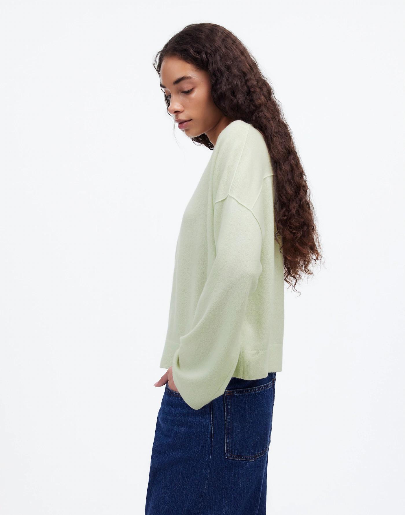 Cashmere Boxy Sweater Product Image