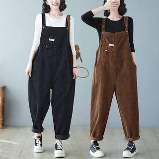 Corduroy Loose Fit Jumpsuit Product Image