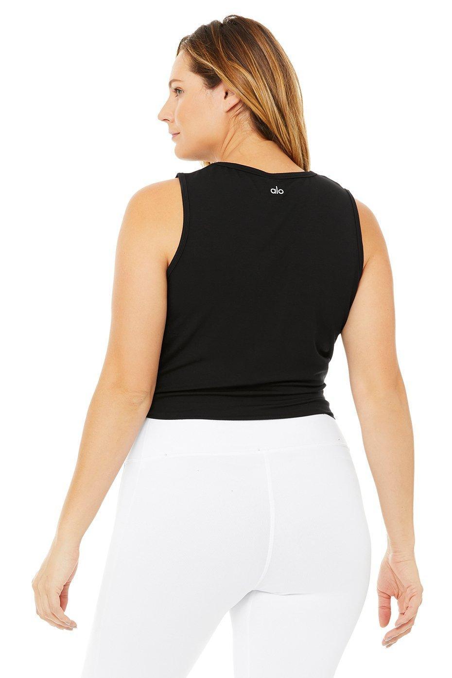 Cover Tank - Black Female Product Image