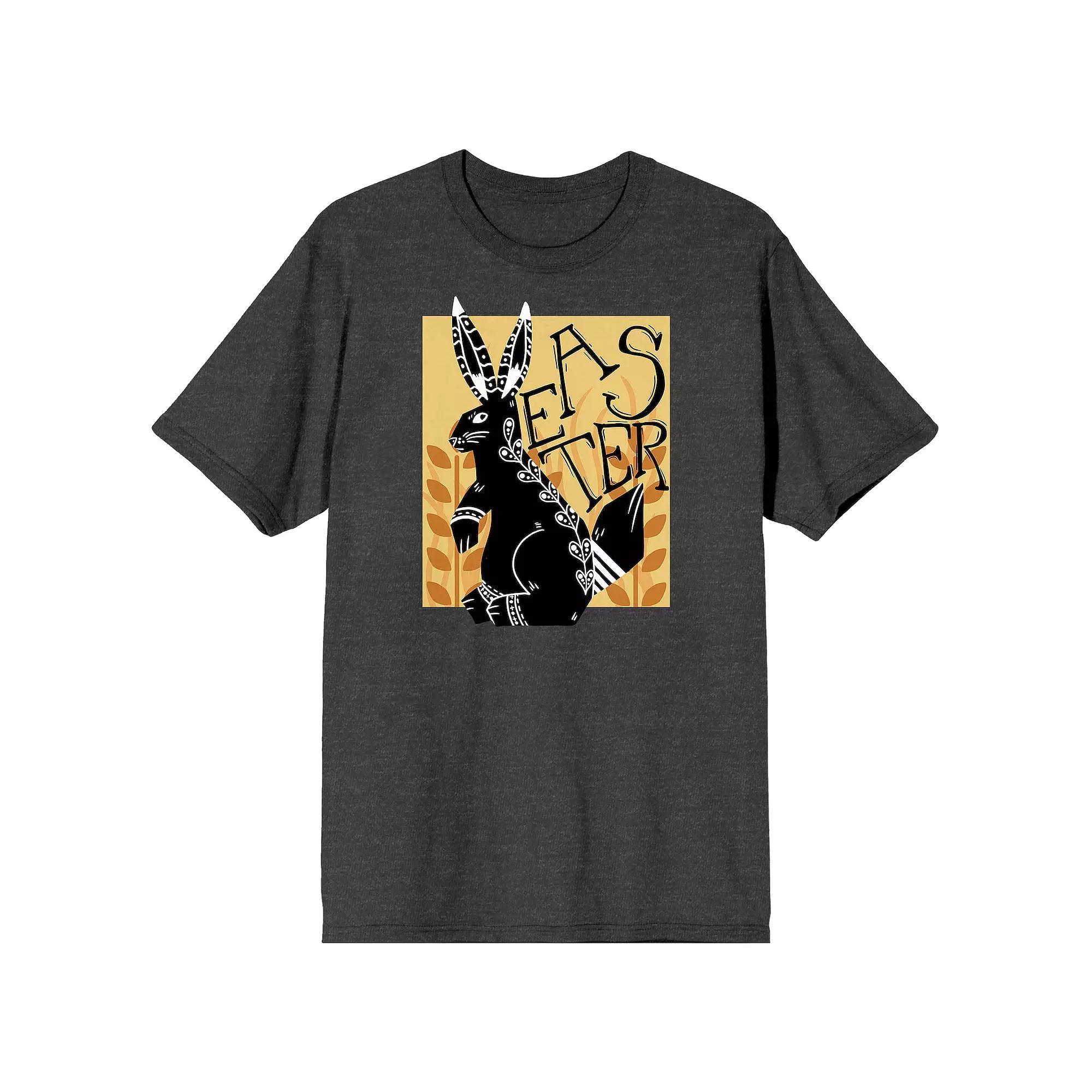 Men's Easter Deco Rabbit Graphic Tee,  Product Image