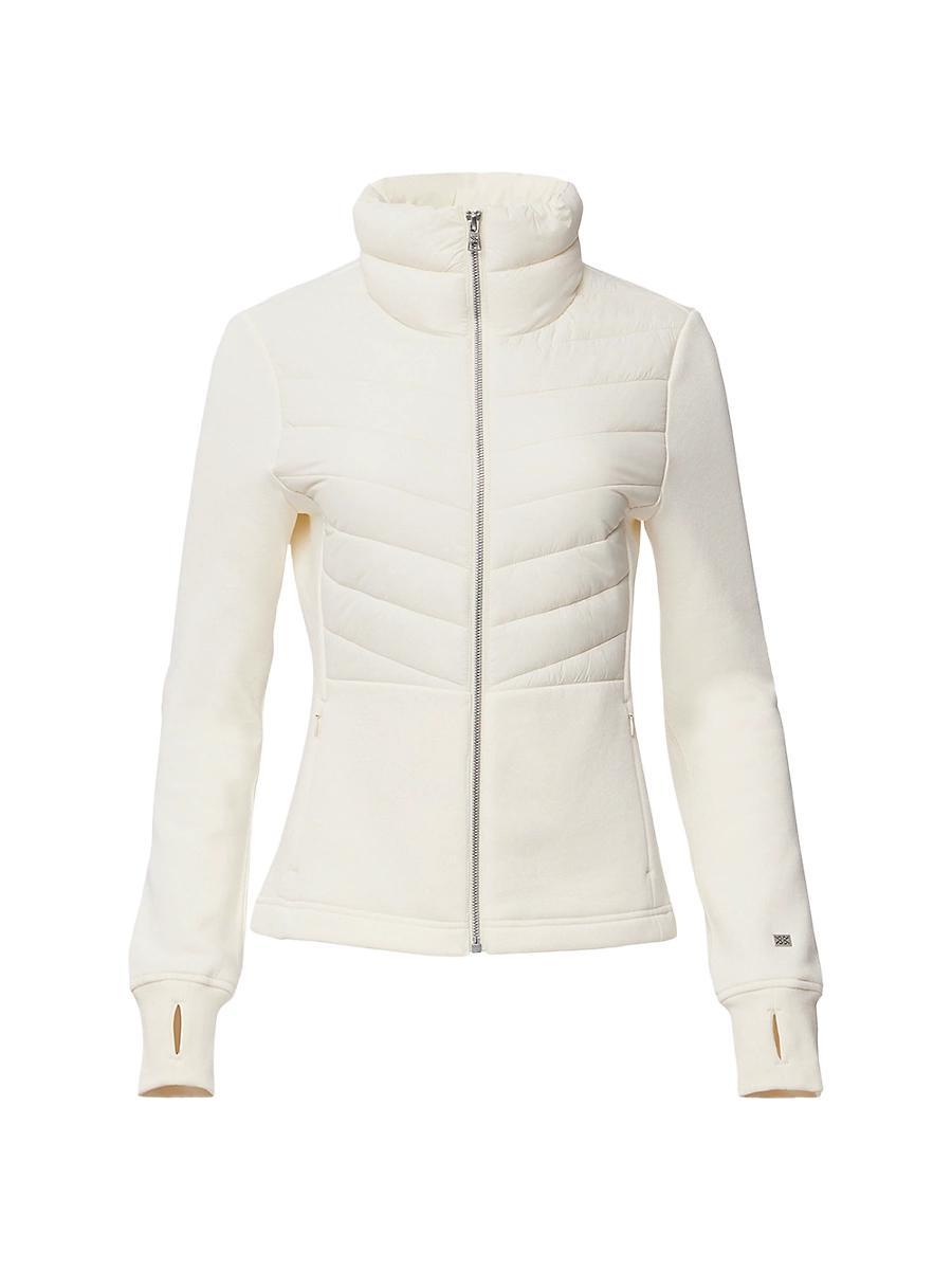 Womens Annick Mixed Media Fleece Jacket Product Image