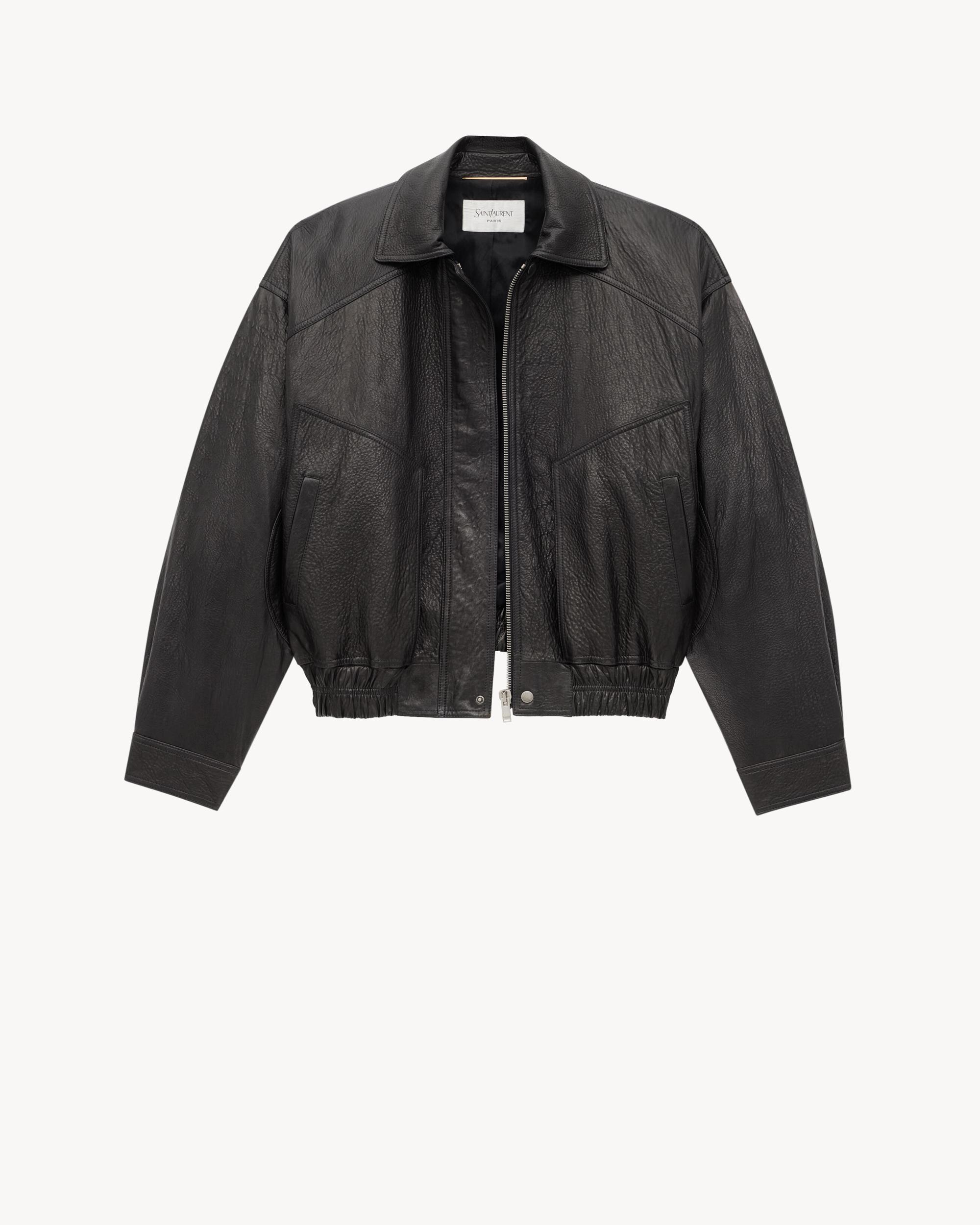 bomber jacket in lambskin Product Image