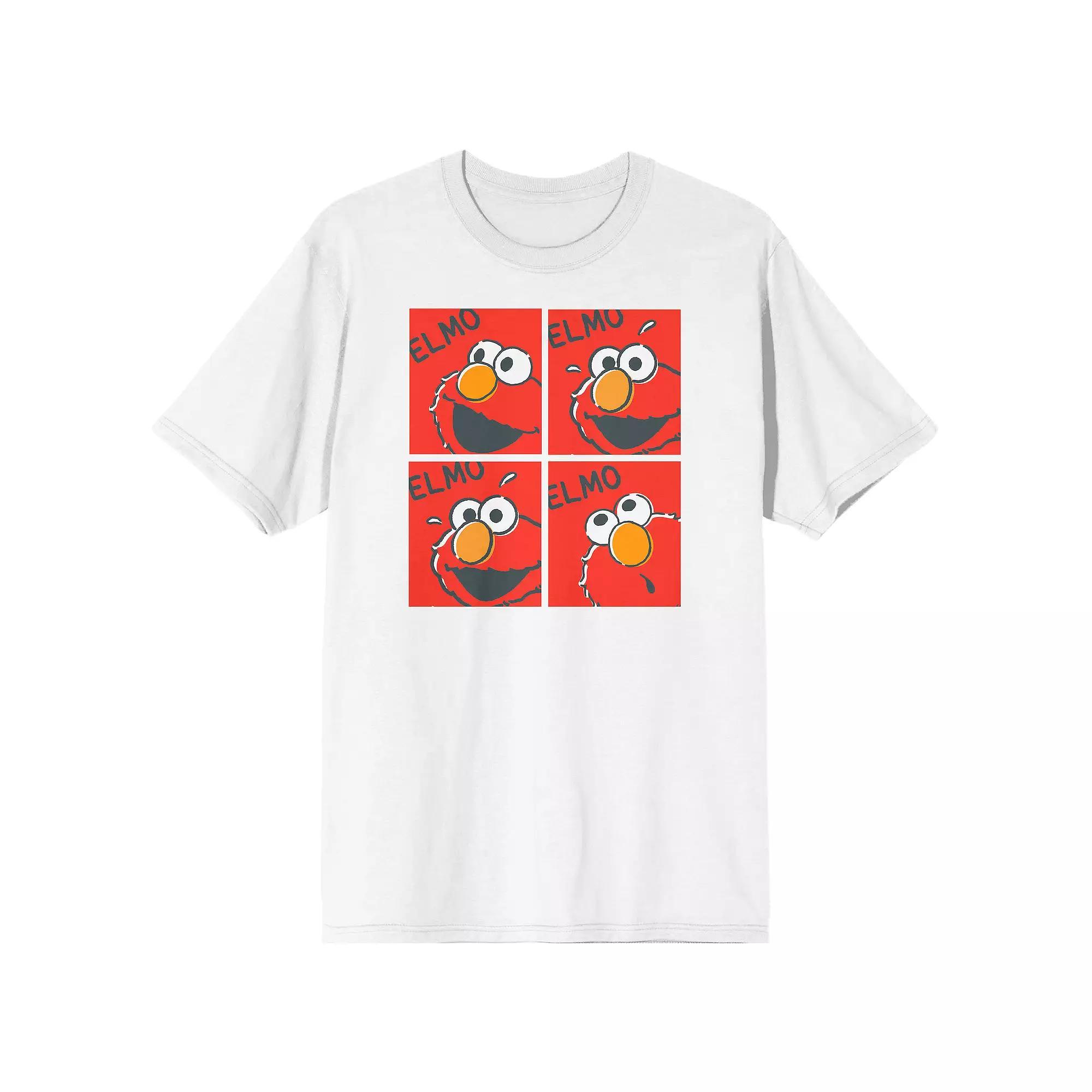 Men's Sesame Street Elmo On 4 Tee,  Product Image