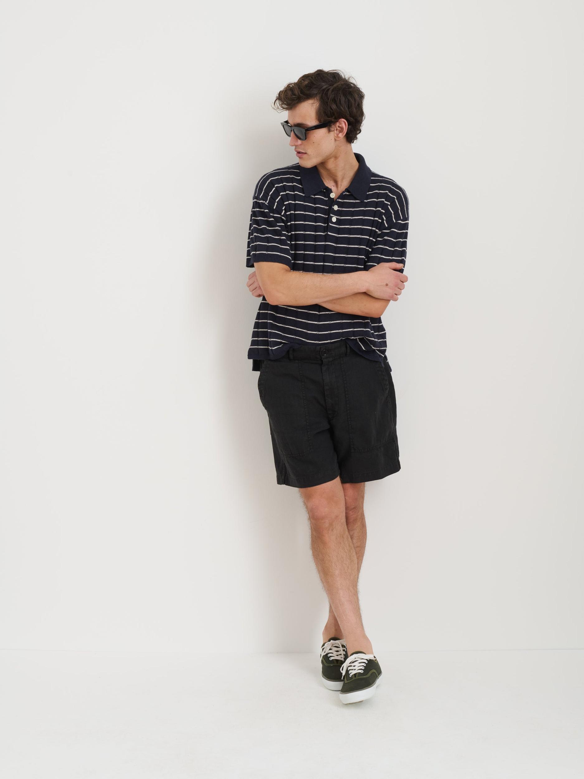 Garment Dyed Pull On Field Short In Linen Product Image