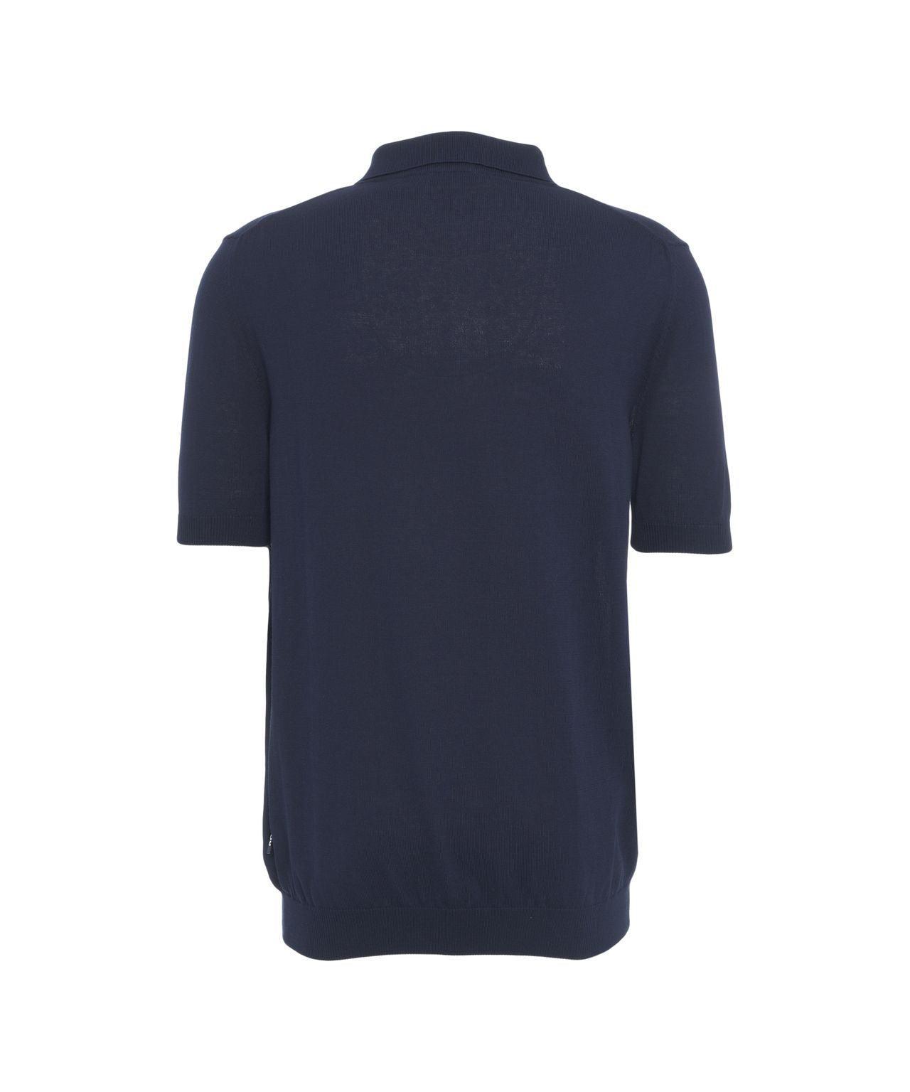 Knit polo shirt Product Image