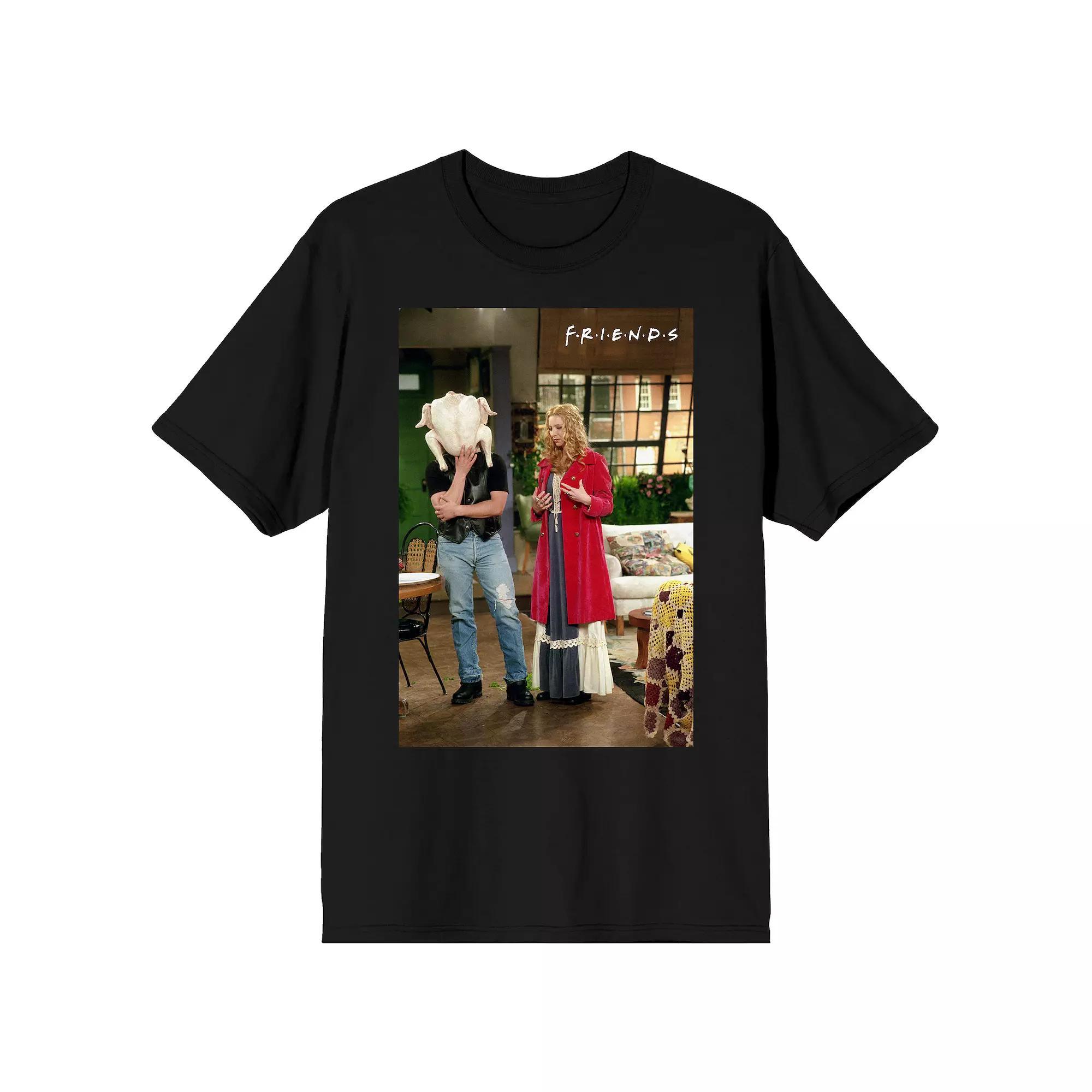 Men's Friends Turkey Head Tee, Size: Medium, Black Product Image