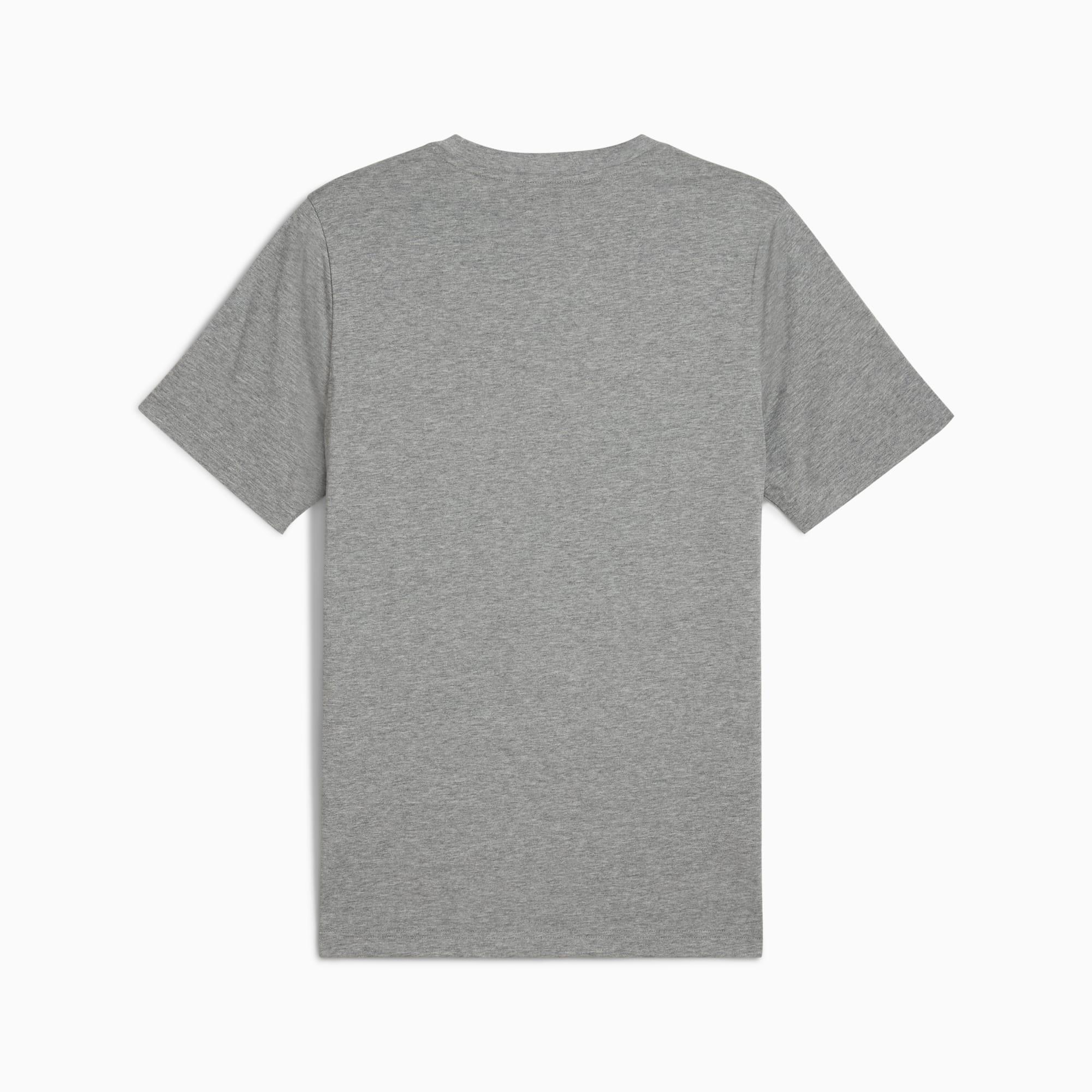 PUMA Essentials Small No. 1 Logo Men's T-Shirt in Grey Product Image