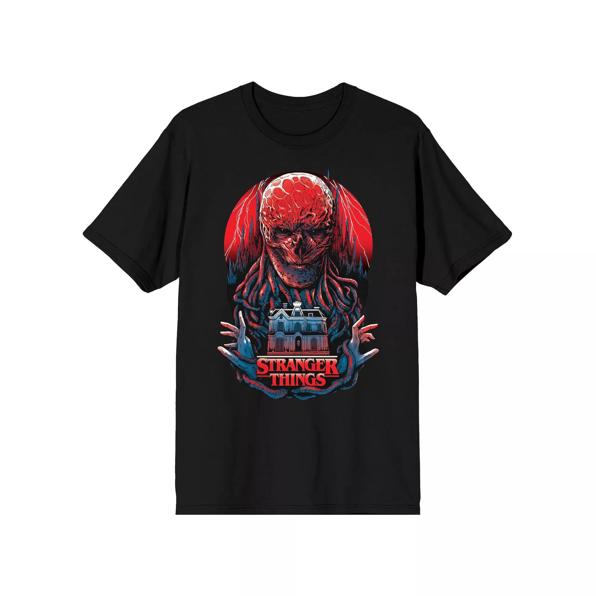 Men's Stranger Things Vecna Graphic Tee, Size: Small, Black Product Image