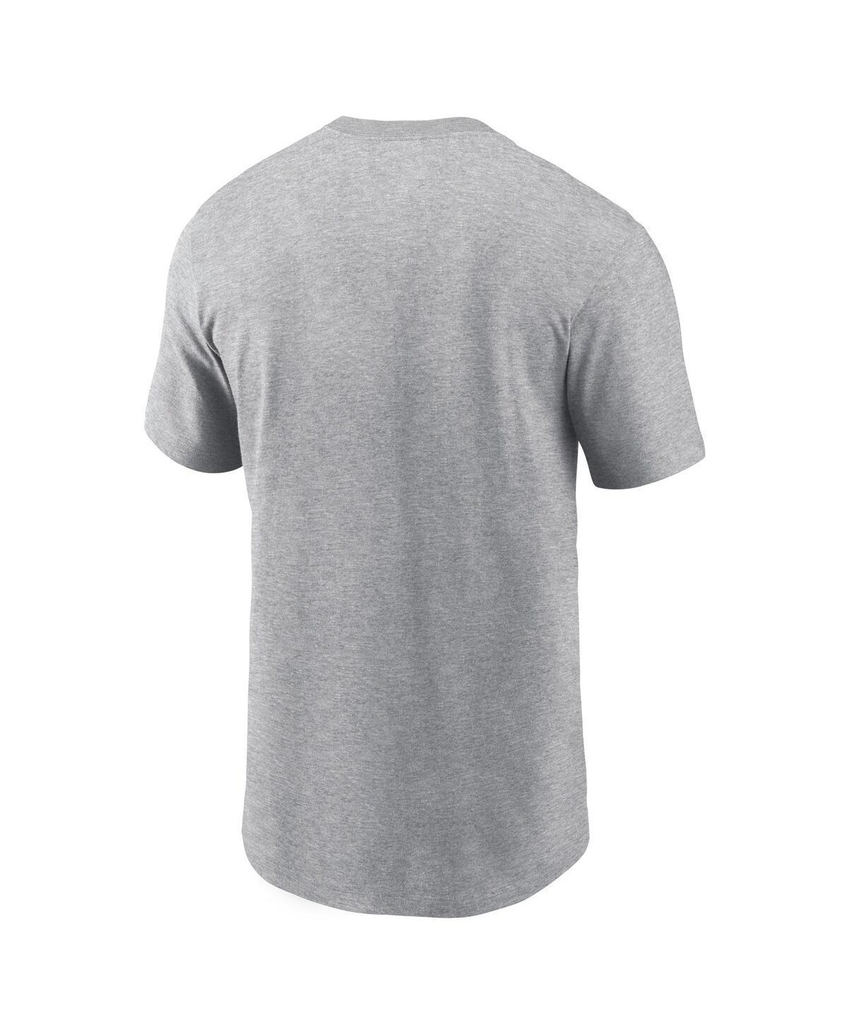 NIKE Men's Heather Gray Usc Trojans Primetime Evergreen Wordmark T-shirt In Grey Product Image