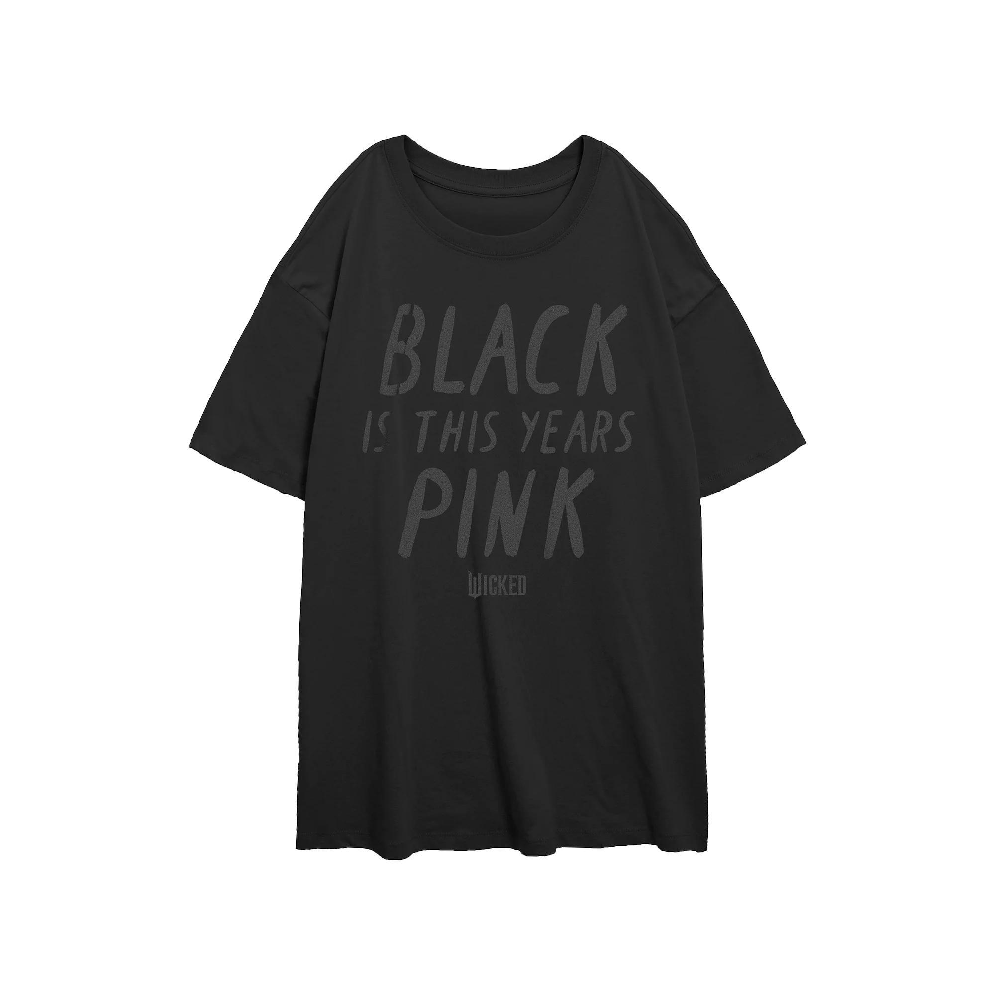 Juniors' Wicked Black Is This Years Pink Over Product Image
