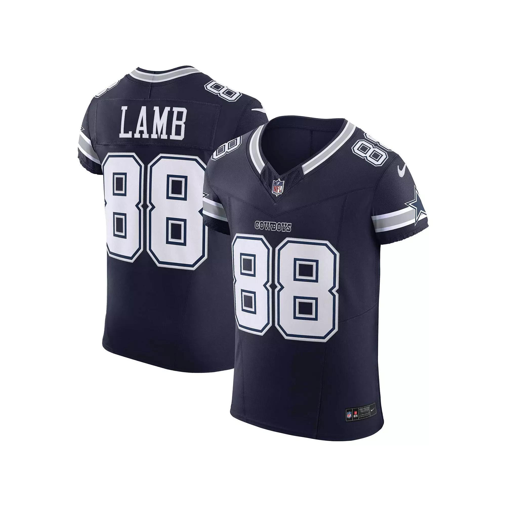 Men's Nike CeeDee Lamb Navy Dallas Cowboys Vapor F.U.S.E. Elite Jersey,  Product Image