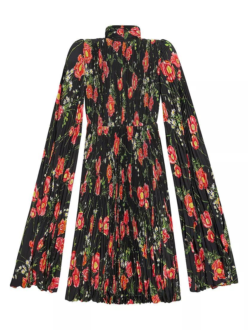 Poppy Scarf Pleated Dress Product Image