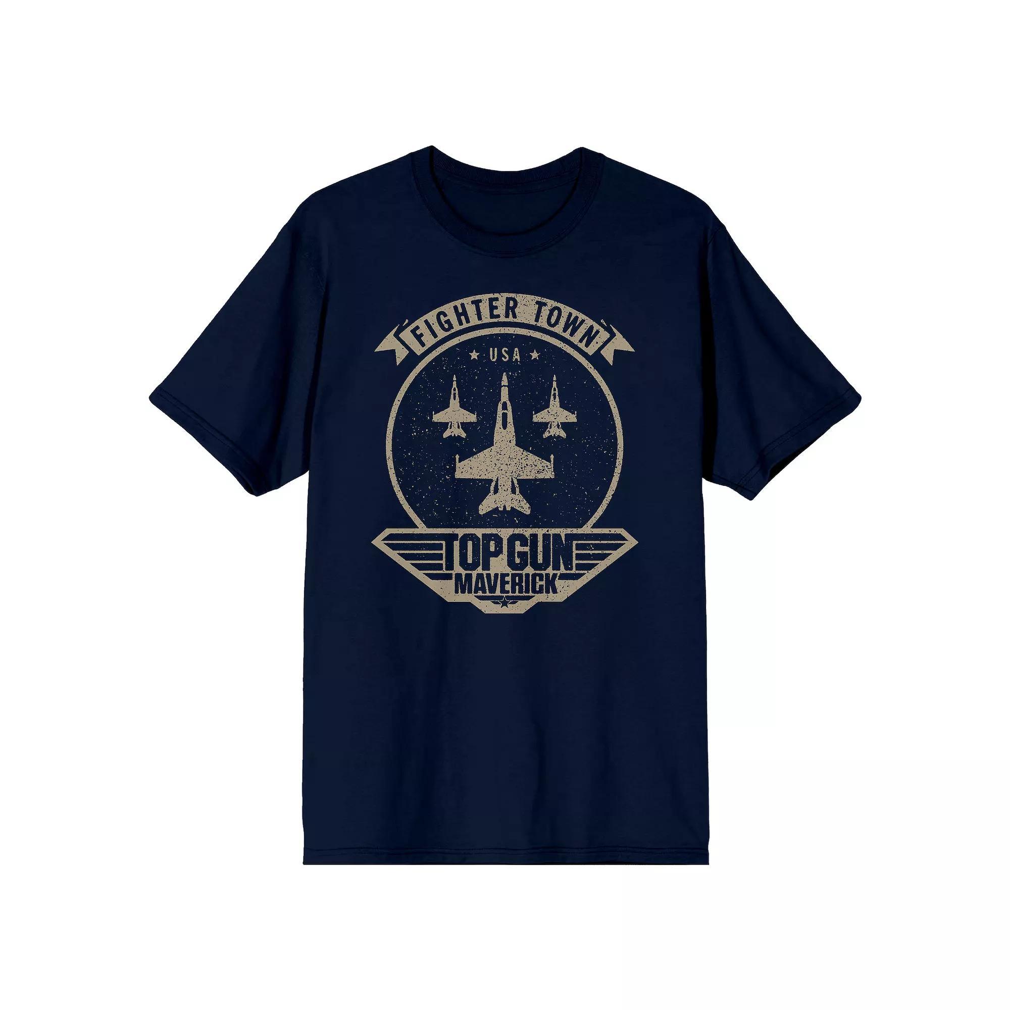Men's Top Gun Maverick Fighter Tee, Size: Large, Blue Product Image