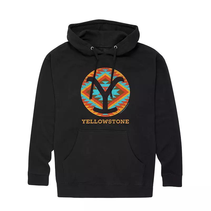 Men's Yellowstone Dutton Ranch Hoodie, Size: Medium, Black Product Image