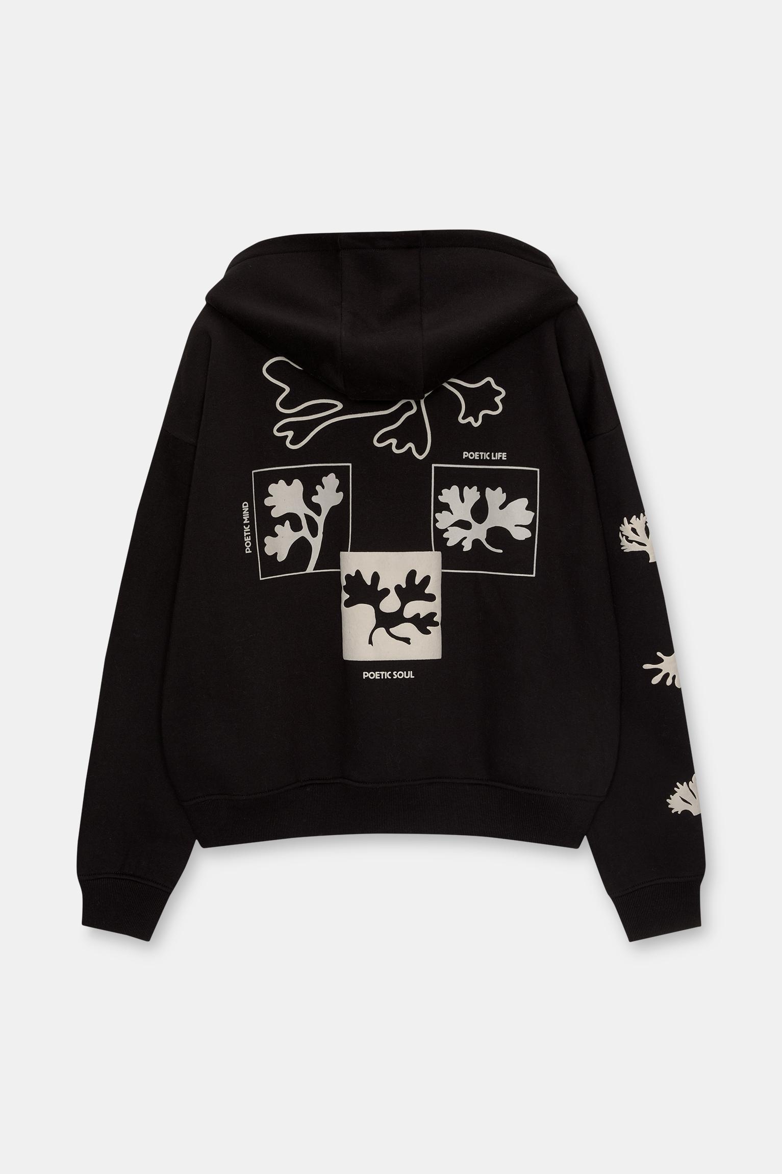 Boxy hooded sweatshirt Product Image