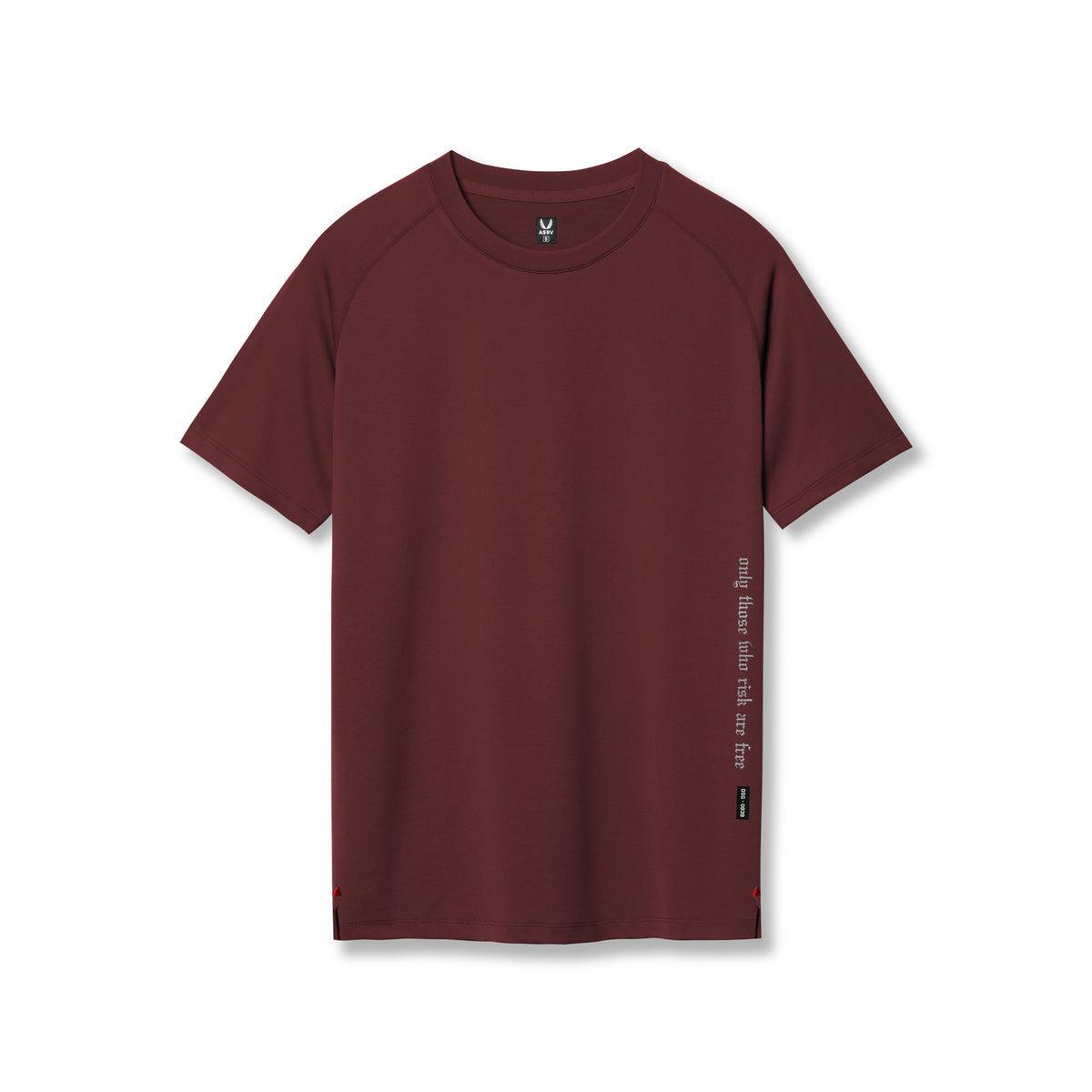 0839. 3D-Lite® 2.0 Lycra® Fitted Tee - Crimson "OTWR" Product Image