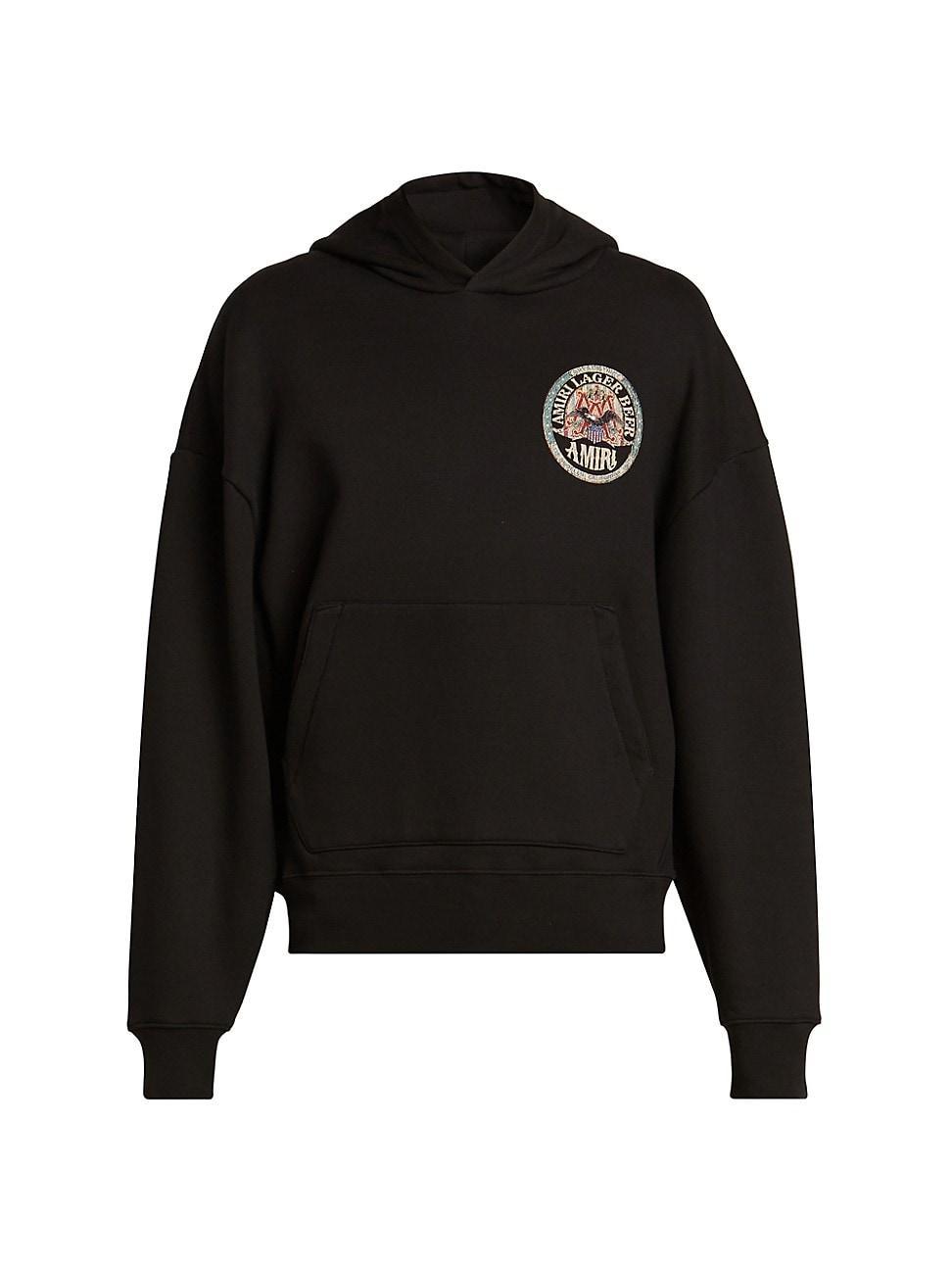 Mens Eagle Logo Oversized Hoodie Product Image