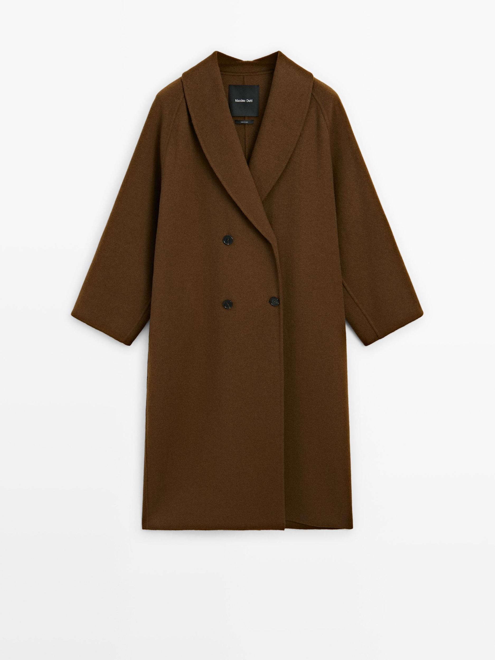 Long wool blend coat Product Image