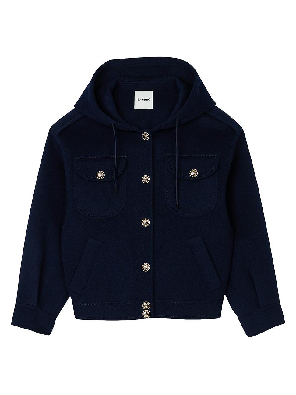 Womens Double-Faced Wool Jacket Product Image