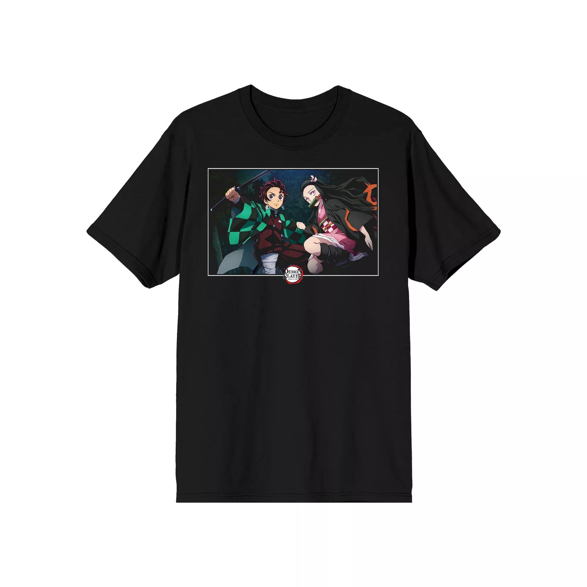 Men's Demon Slayer Siblings Anime Tee,  Product Image
