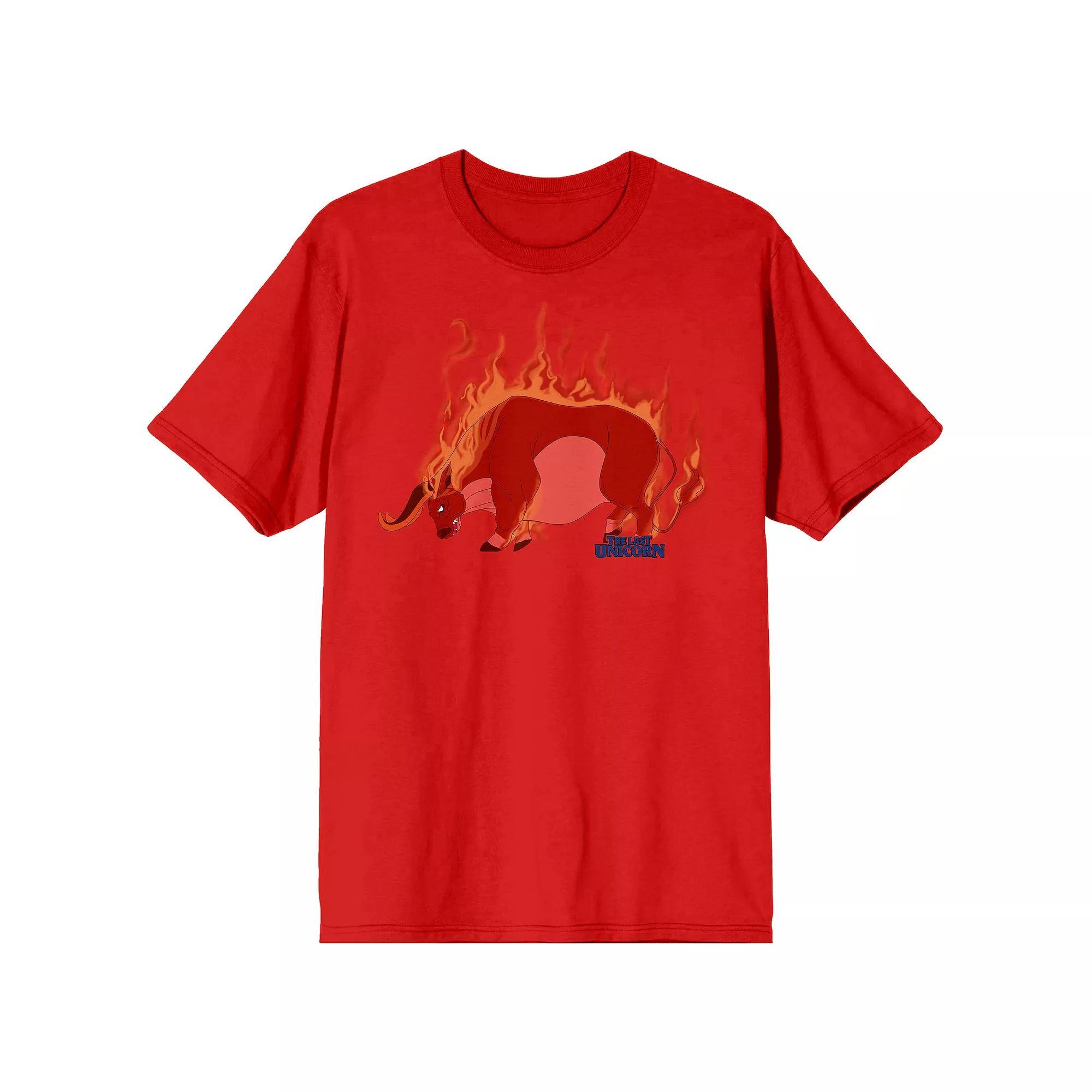 Men's The Last Unicorn Red Bull Tee, Size: XXL Product Image