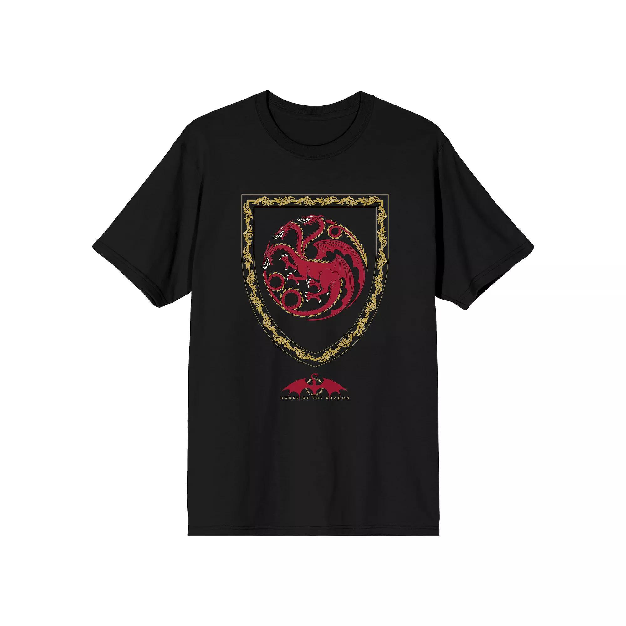 Men's House Of The Dragon Tee, Size: Medium, Black Product Image