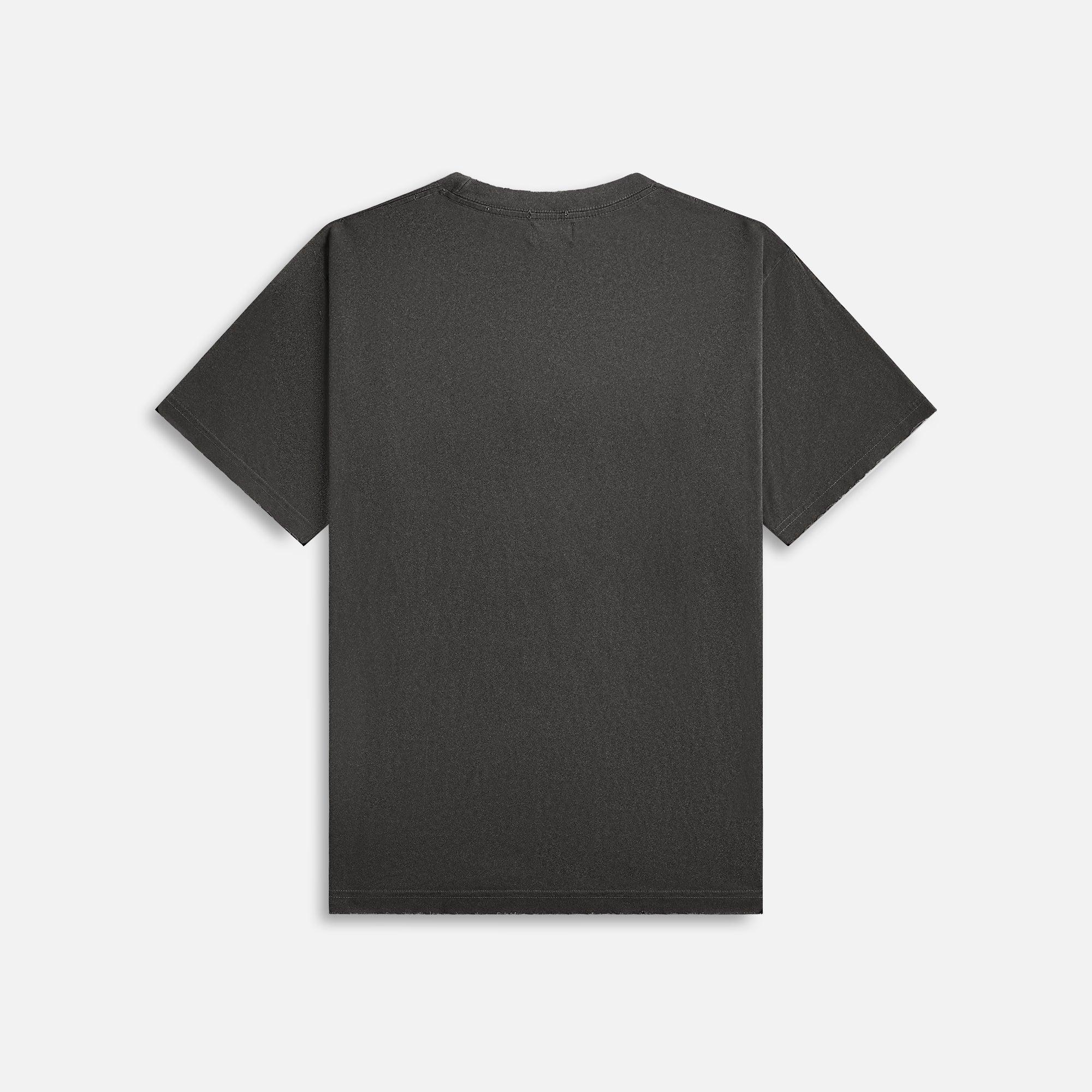 John Elliott Folsom Cropped Tee - Vintage Black Male Product Image