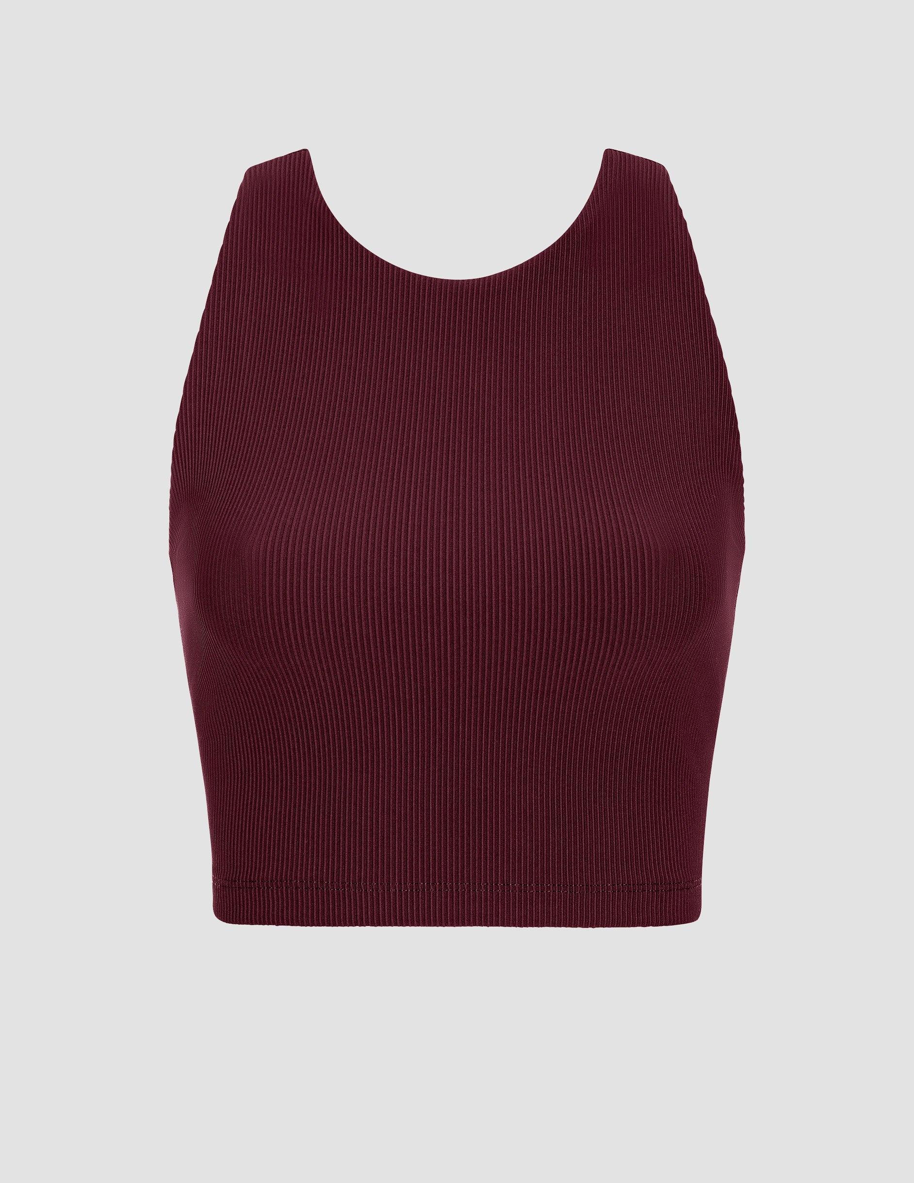 Refocus Ribbed Cropped Tank Product Image