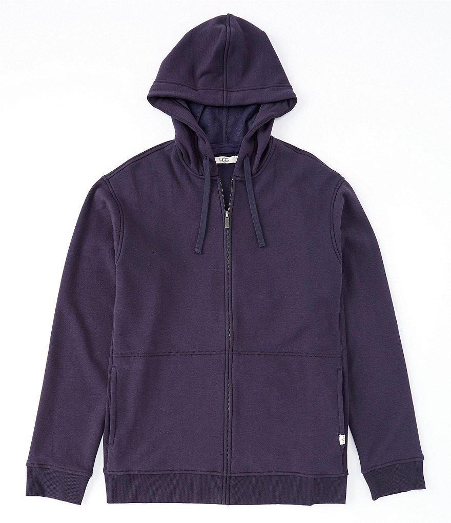 UGG® Gordon Long Sleeve Double Full Zip Knit Fleece Hoodie Product Image