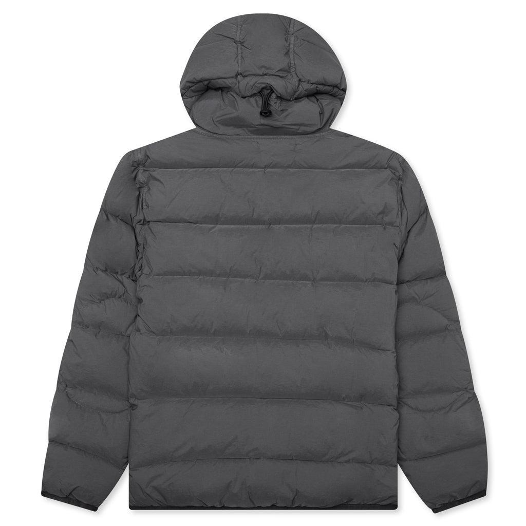 Real Feather Hooded Jacket - Lead Grey Male Product Image