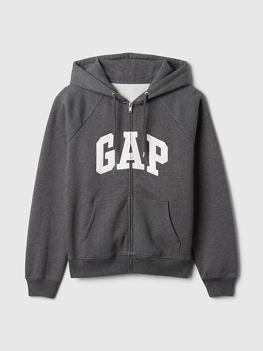 VintageSoft Zip Hoodie Product Image