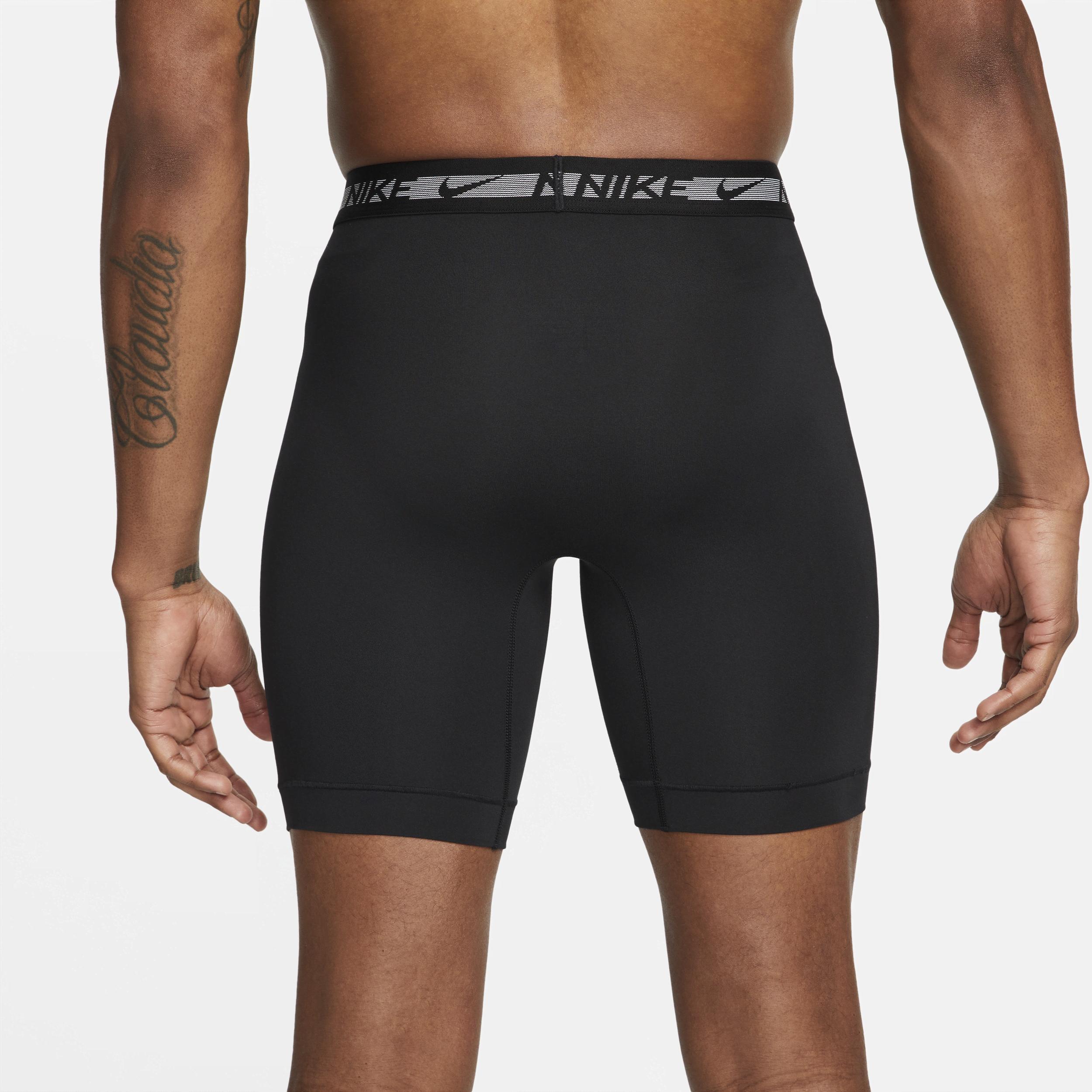 Nike Dri-FIT Ultra Stretch Micro Mens Long Boxer Brief (3-Pack) Product Image