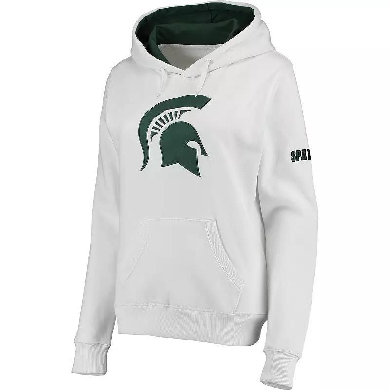 Womens Michigan State Spartans Big Logo Pullover Sweatshirt Product Image