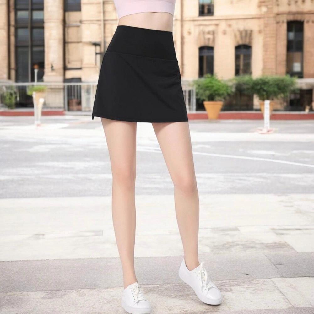 Anna-Kaci Women's High Waist Athletic Skort with Side Drawdtring and Back Pocket Product Image