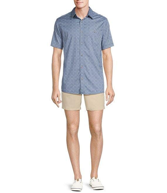 Rowm Short Sleeve Large Zigzag Print Shirt Product Image