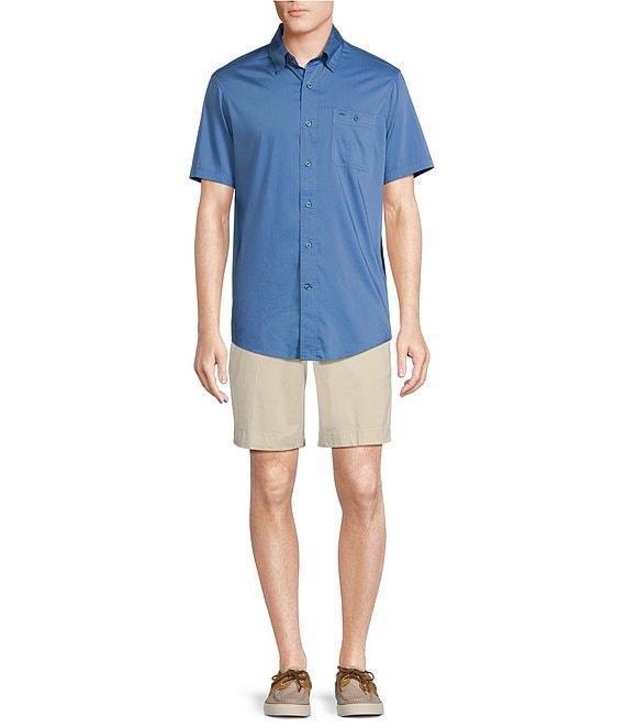 Cremieux Blue Label Performance Stretch Twill Short Sleeve Woven Shirt Product Image