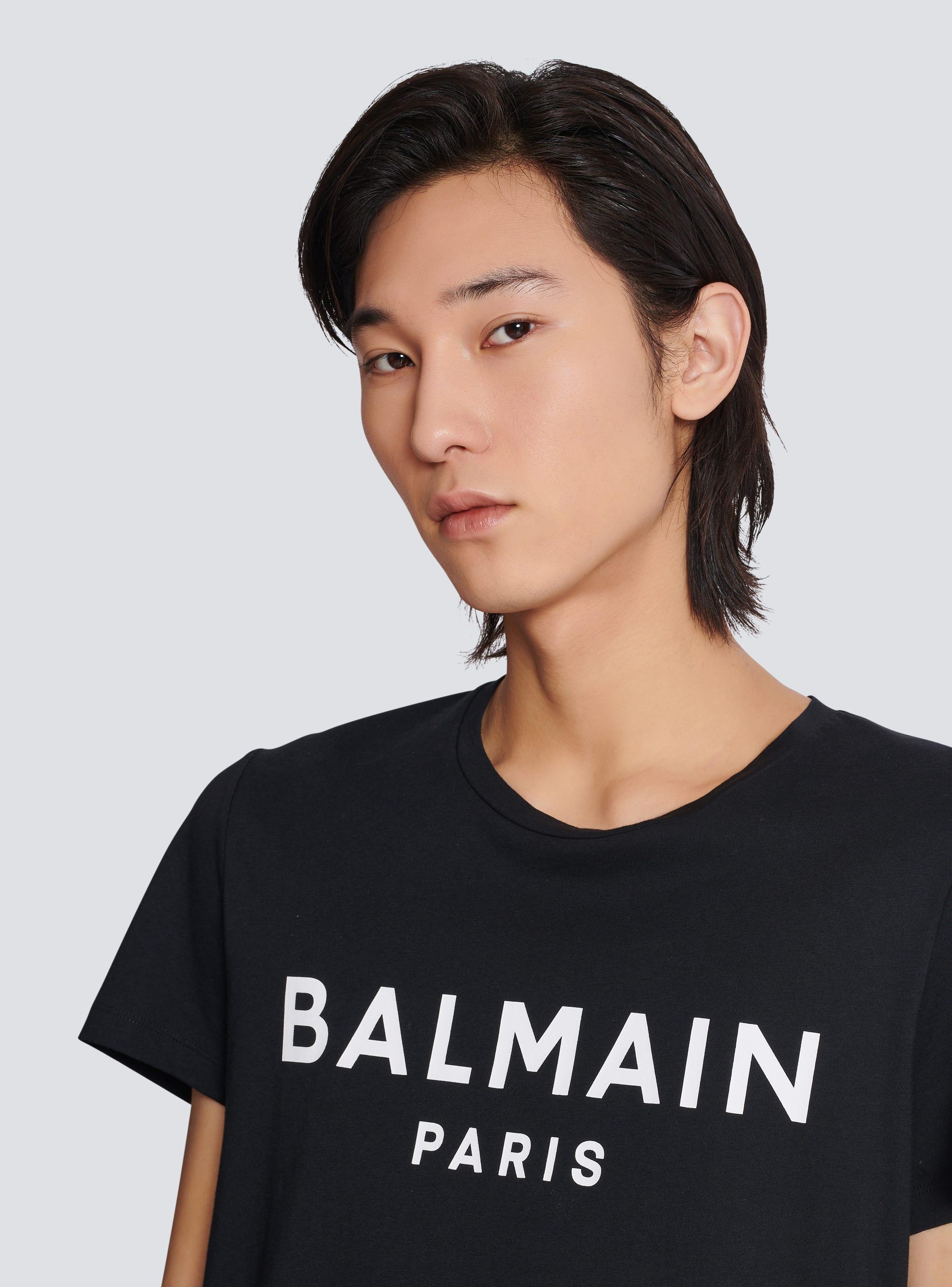 Printed Balmain Paris short-sleeved T-shirt Product Image