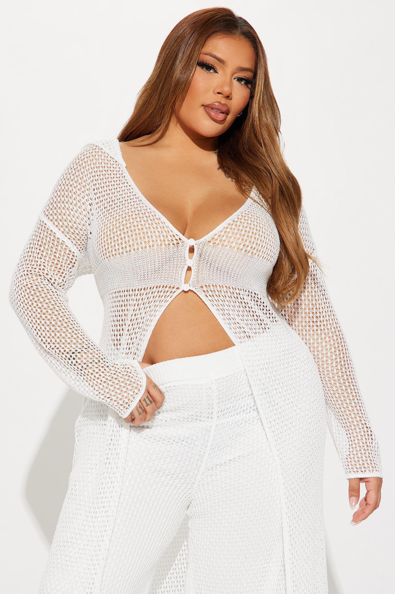 Island Babe Pant Set - White Product Image