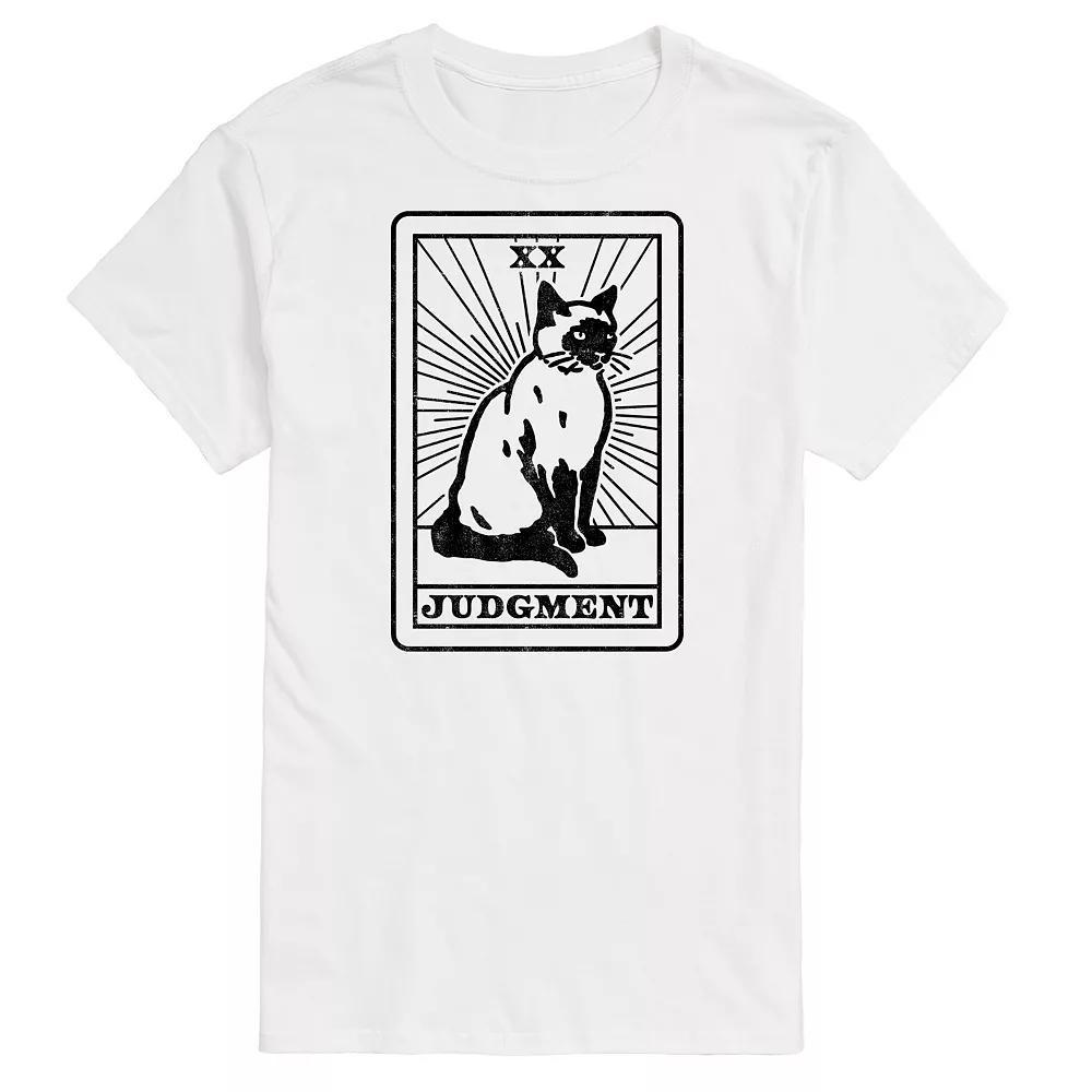Big & Tall Cat Tarot Card "Judgement" Graphic Tee, Men's,  Product Image
