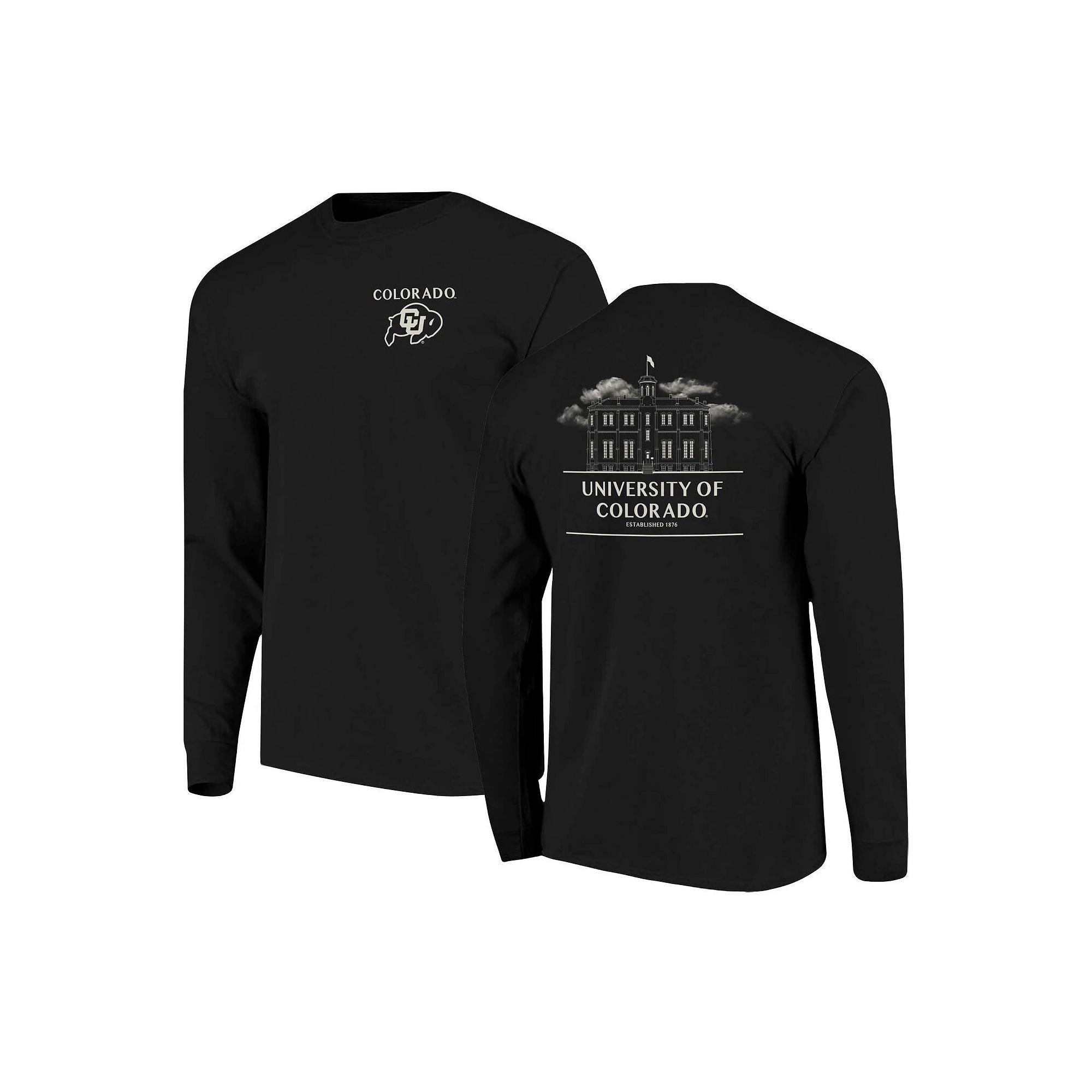 Men's Black Colorado Buffaloes Comfort Colors Campus Nights Long Sleeve T-Shirt, Size: 2XL Product Image