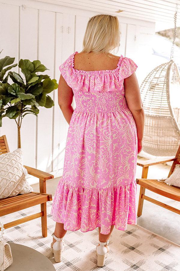 Laguna Luxe Smocked Midi Curves Product Image