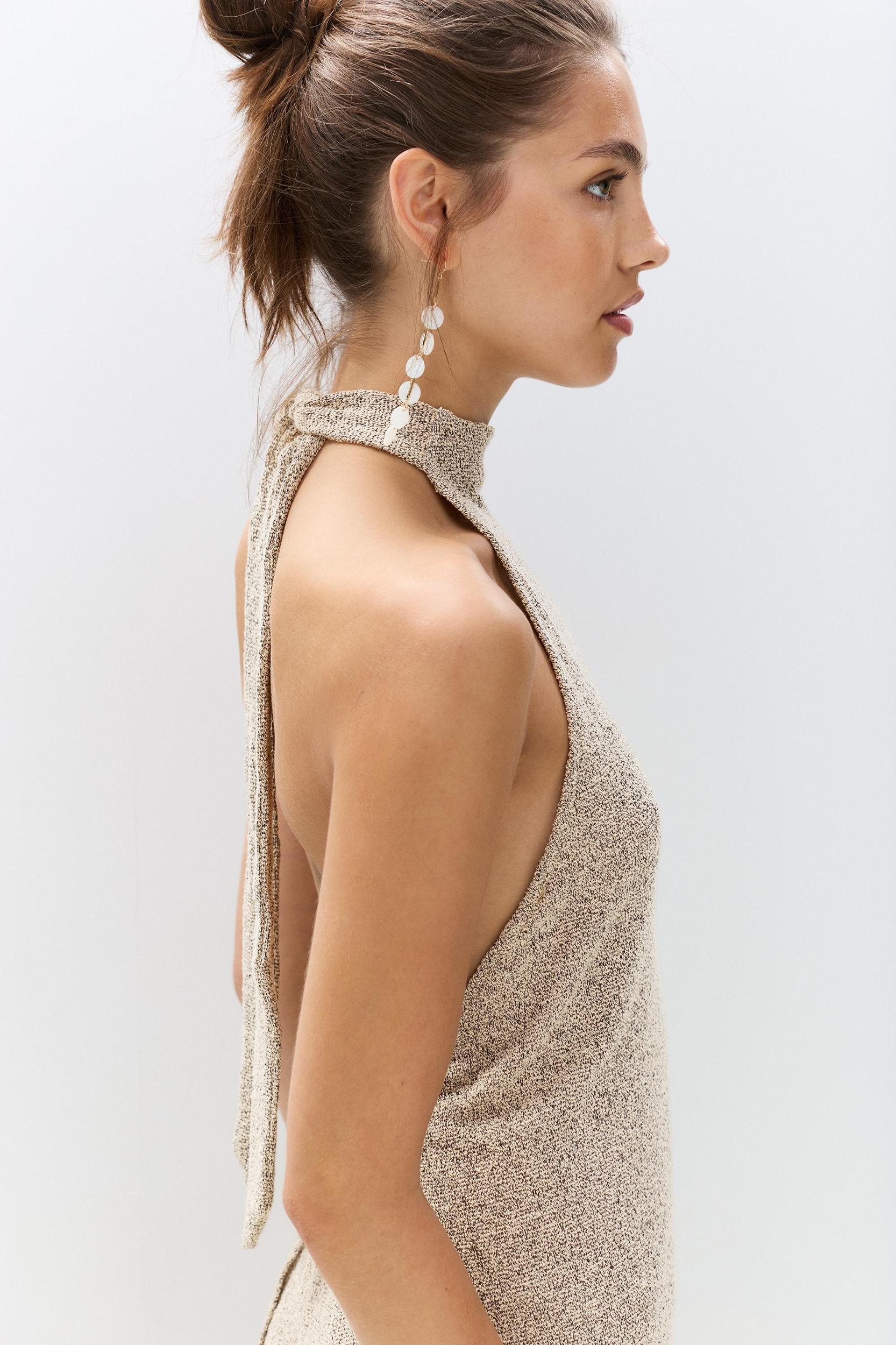 Knit halter top Product Image