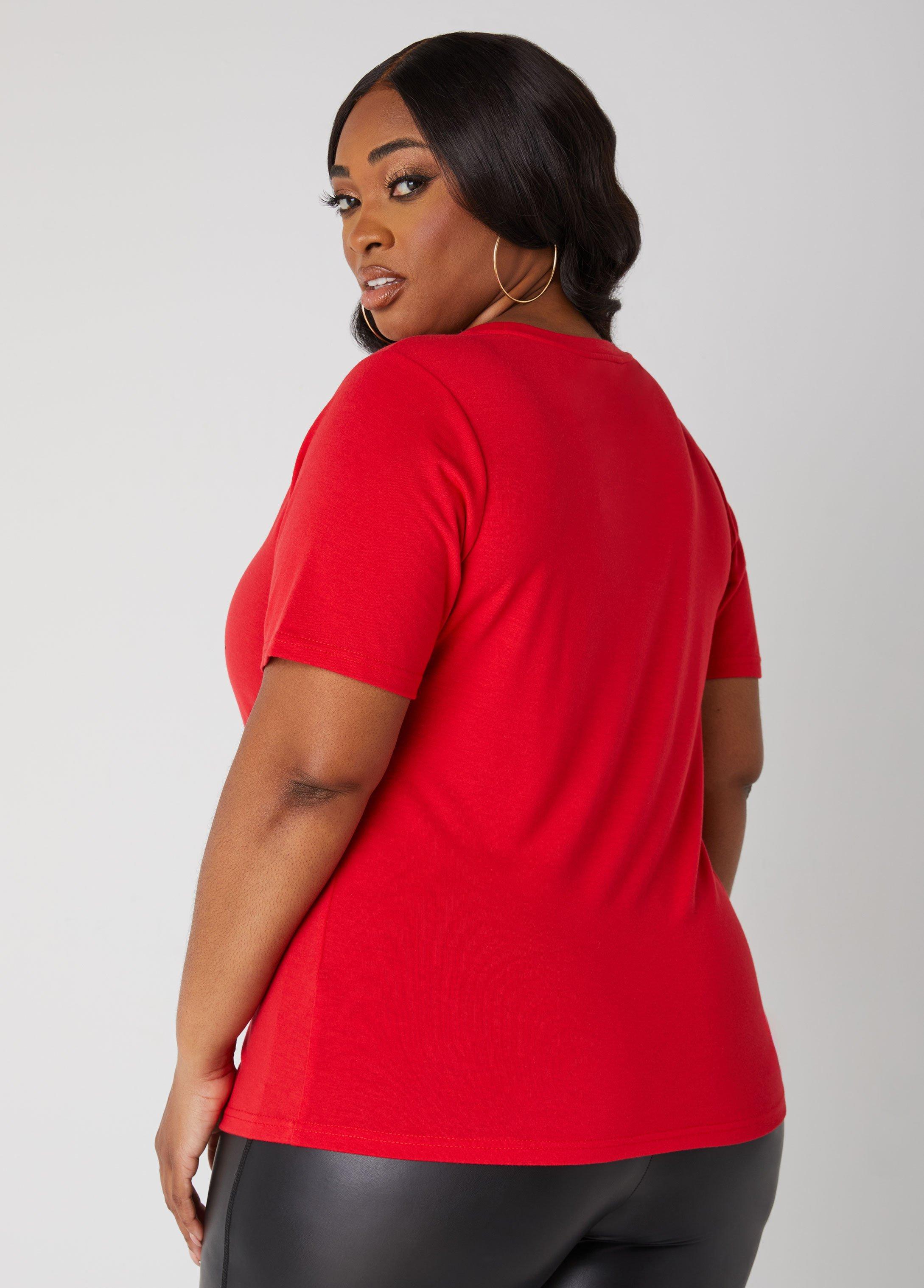 Plus Size Birthday Diva Graphic Tee Ashley Stewart Product Image