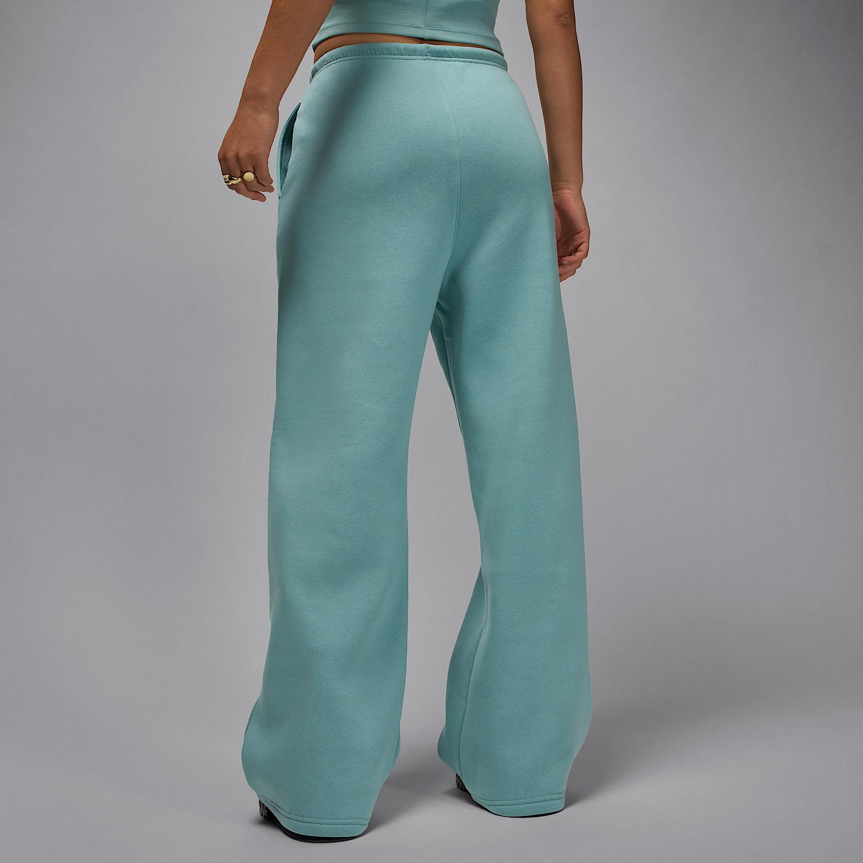 Jordan Womens Jordan Brooklyn Fleece OH Pants - Womens Cannon/White Product Image