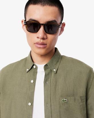 Regular Fit Linen Shirt Product Image