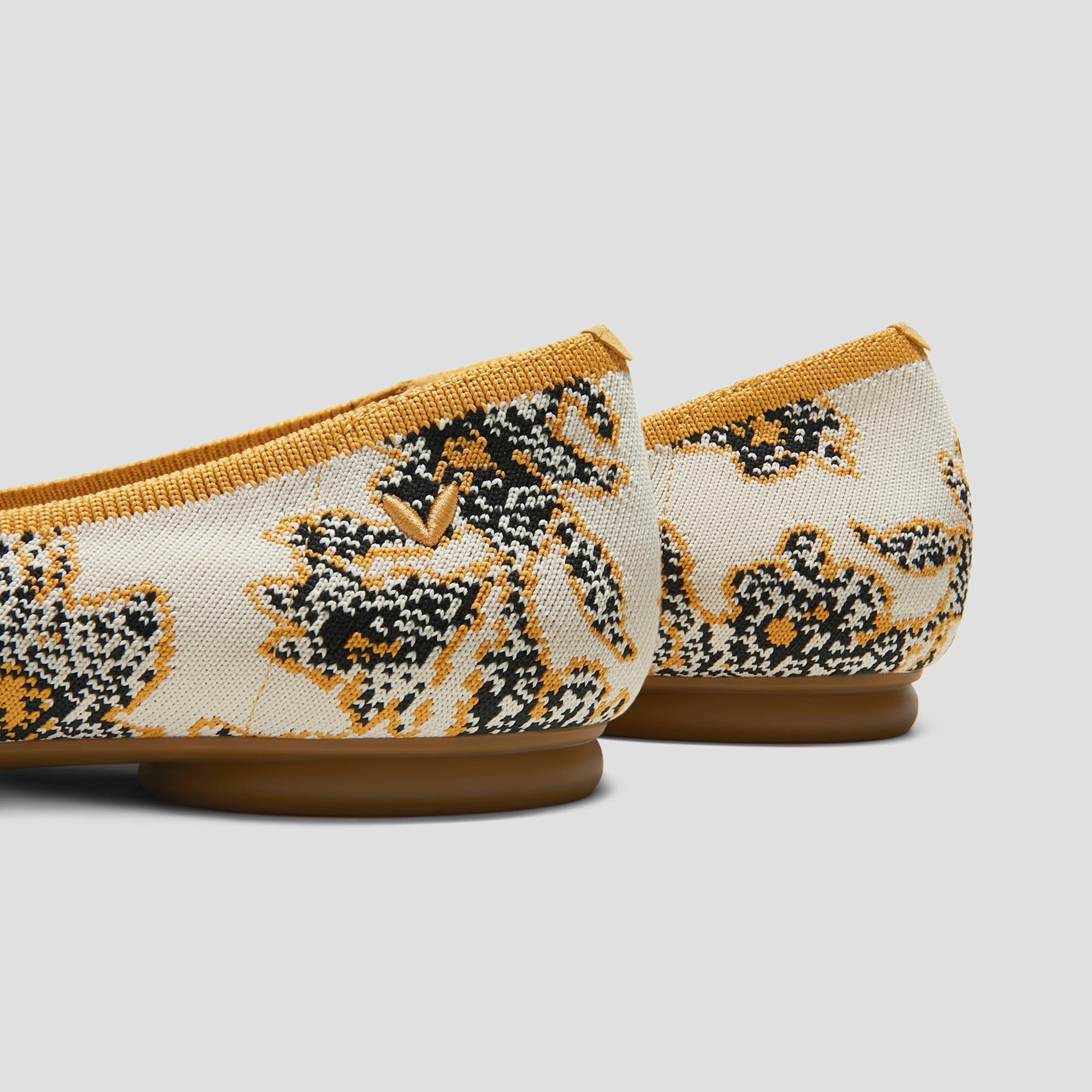 Almond-Toe Knotted Flats (Bibi) Product Image