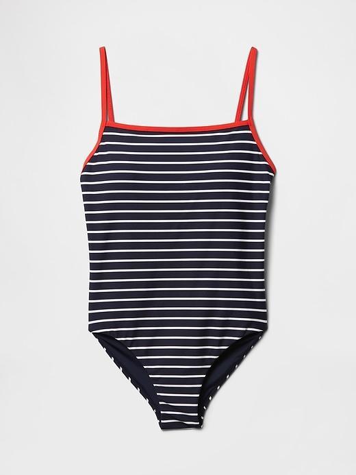 Square-Neck One-Piece Swimsuit Product Image