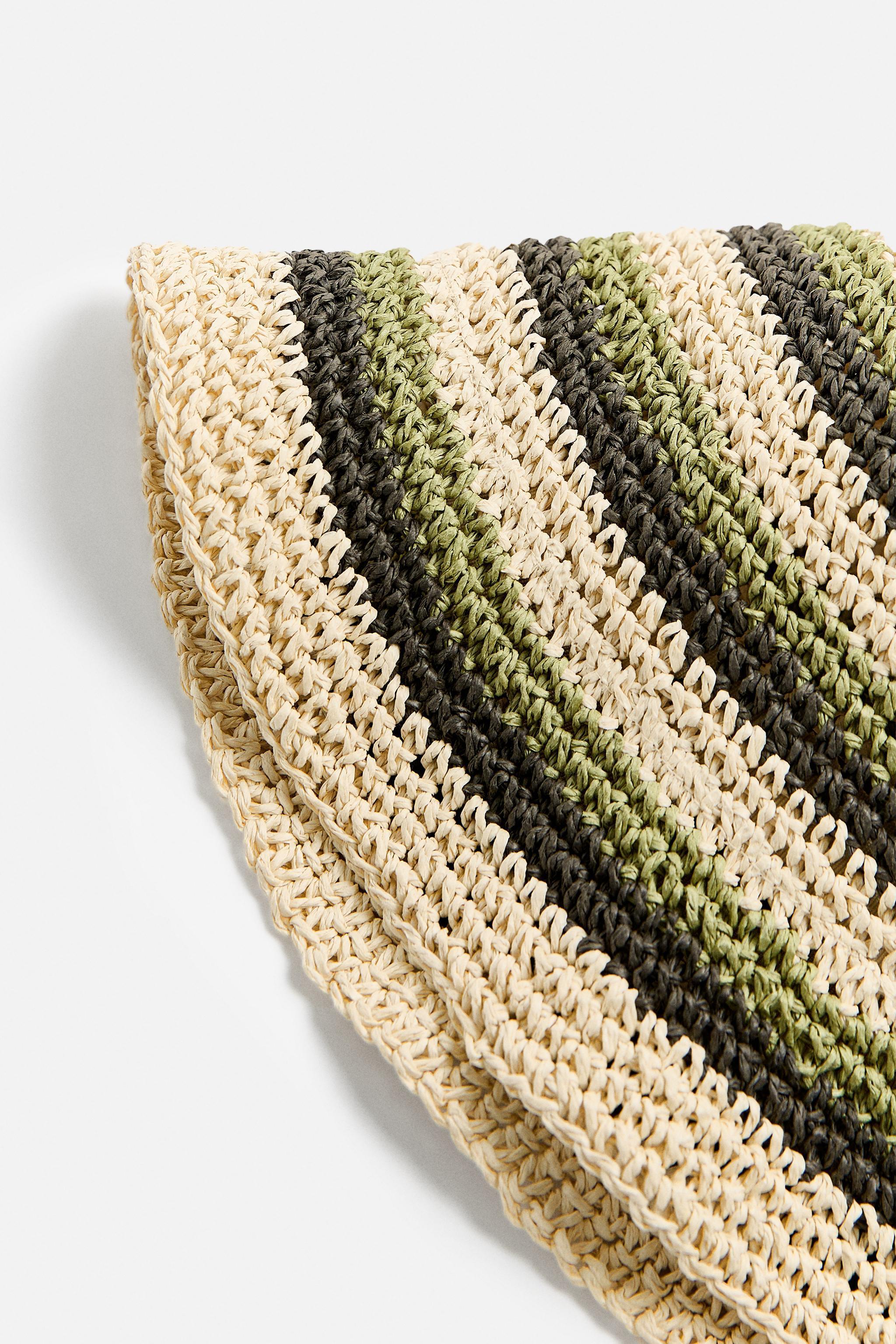 CROCHETED STRIPED HAT Product Image