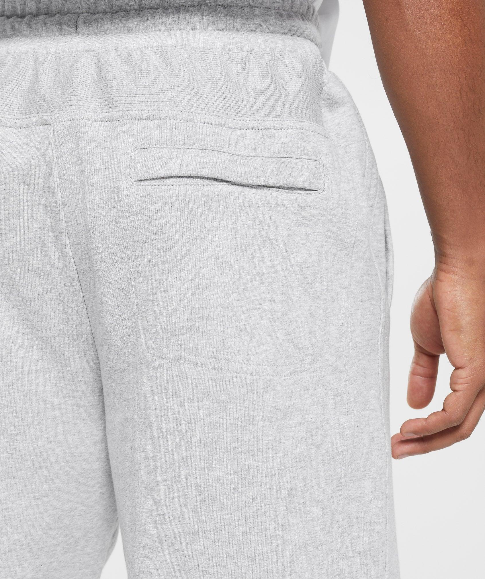 Gymshark Rest Day Essentials Shorts - Light Grey Core Marl Male Product Image